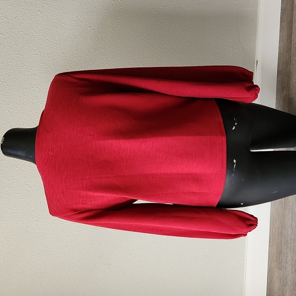 Madewell Texture & Thread Crepe Wrap Top Size S - Picture 7 of 12